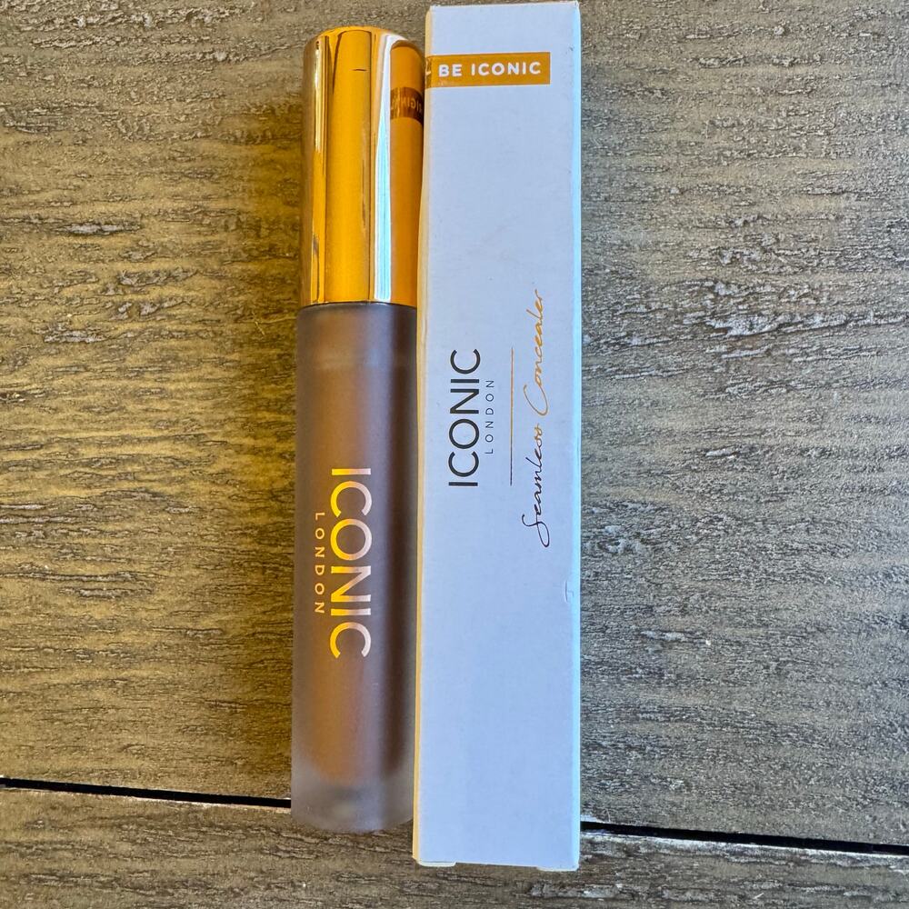 Iconic London NIB Seamless Concealer Mahogany 4.2ml / 0.14oz US Vegan